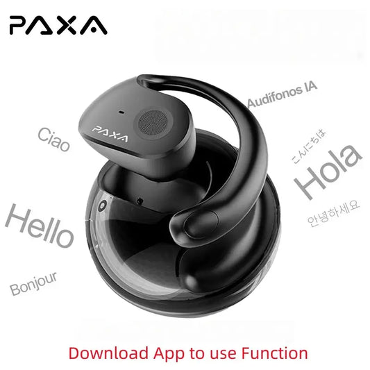 PAXA T26 Pro Wireless Earbuds,Ows Wireless Bluetooth Earbuds Luxurious Sound for Music & Phone Calls, Sport Headsets with Call Noise Canceling Mic